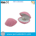 Resin sea shell shape luxury Ring Box